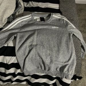 Adidas Sweatshirt Grey Striped